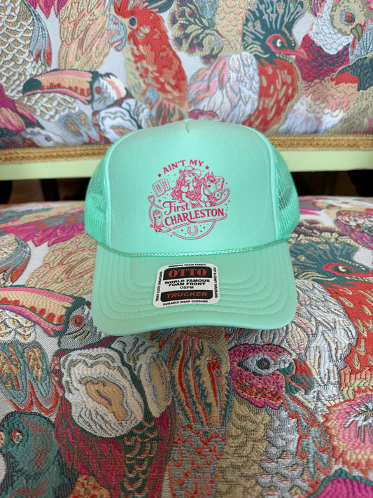 First Charleston Trucker- Seafoam