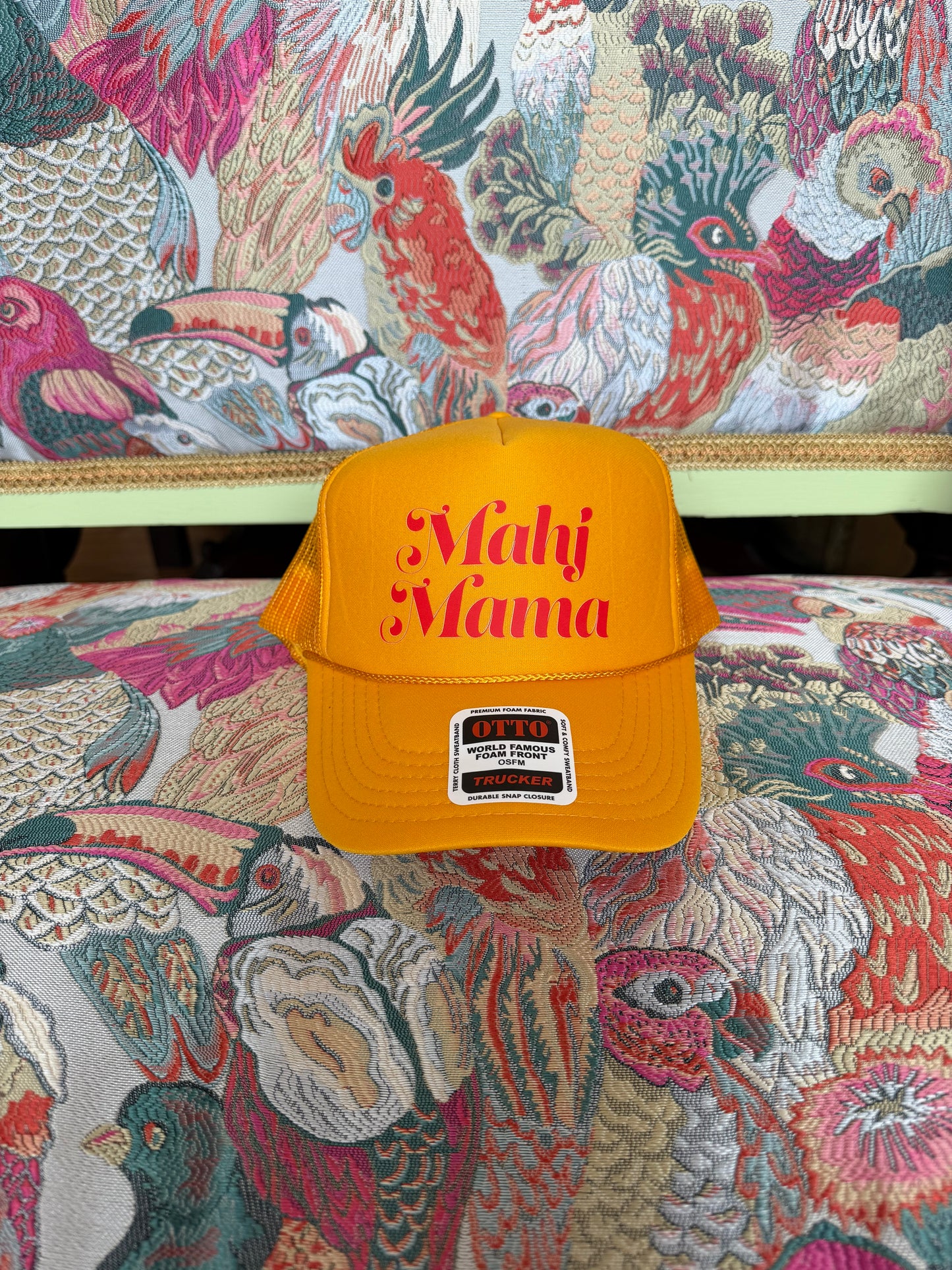 Mahj Mama Trucker- Mustard