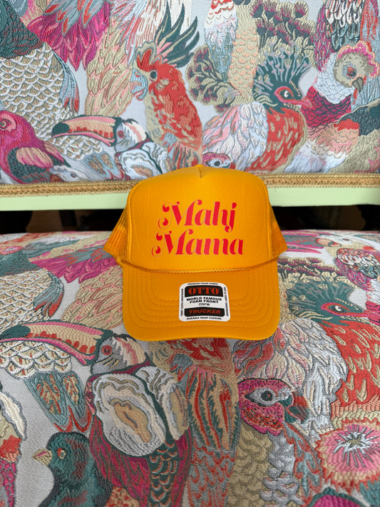 Mahj Mama Trucker- Mustard