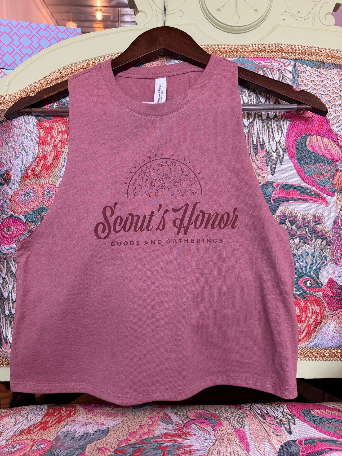 SH Crop Racerback - Mauve