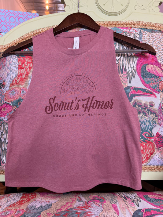 SH Crop Racerback - Mauve